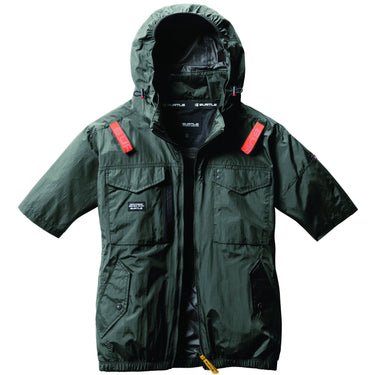 バートル 空調服 サイドファン AC1156 AC半袖ブルゾン 2025SS新作 ミルスグリーン