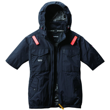 バートル 空調服 サイドファン AC1156 AC半袖ブルゾン 2025SS新作 ブラック