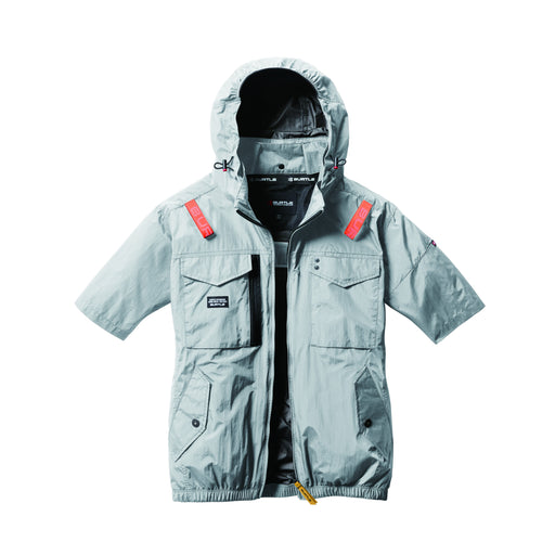 バートル 空調服 サイドファン AC1156 AC半袖ブルゾン 2025SS新作 アッシュグレー