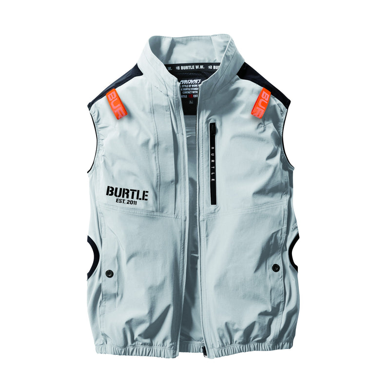 バートル　空調服　AC2004　アッシュグレー　前面