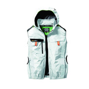 ※予約販売【2024SS新作】フルハーネス対応！　大型フーディ装備のサイドFANモデル　AIR CRAFT　AC2024　ACベスト　ユニセックス 60アッシュグレー / S