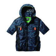 バートル　サイドファン　空調服　AC2026　ターコイズ　前面