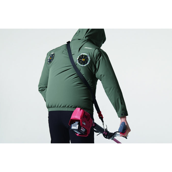 Lサイズ ミルスグリーン バートル ac2036 空調服 ハイバック