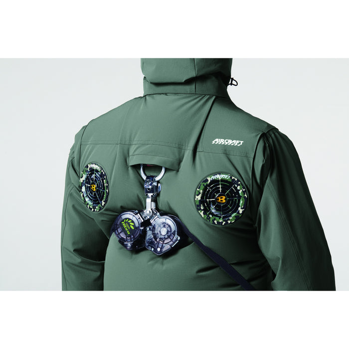 ハイバック空調服 AC2031+22Vバッテリー AC08+ファン AC08-2 ハイバック空調服 AC2031+22Vバッテリー AC08+ファン AC08-2