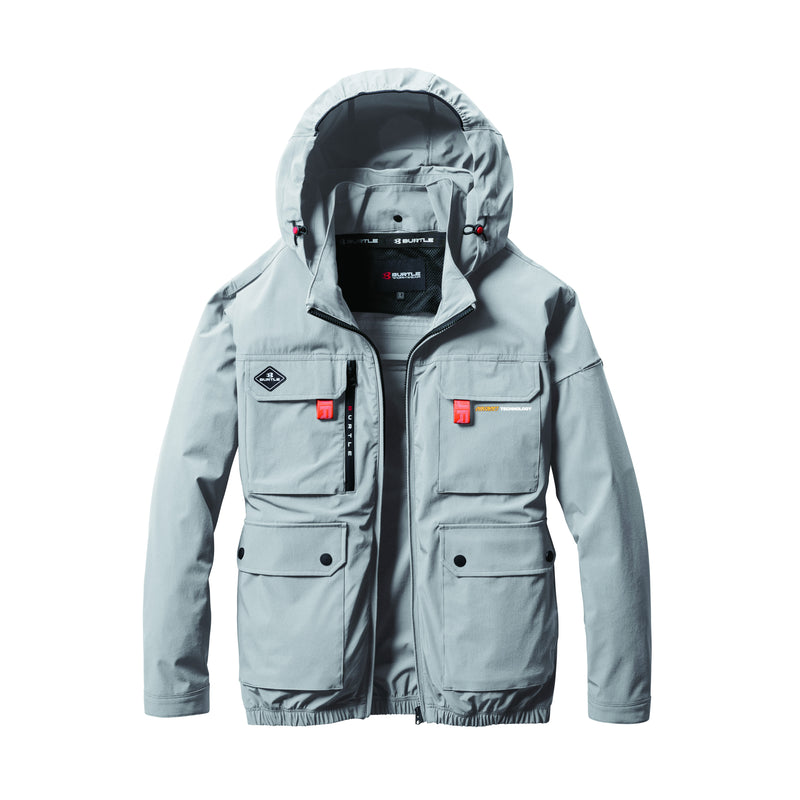 バートル 空調服 ハイバックファン AIR CRAFT AC2031 ACブルゾン 2025SSリニューアル アッシュグレー