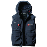 バートル 空調服 ハイバックファン AIR CRAFT AC2034 ACベスト 2025SSリニューアル ストームグレー