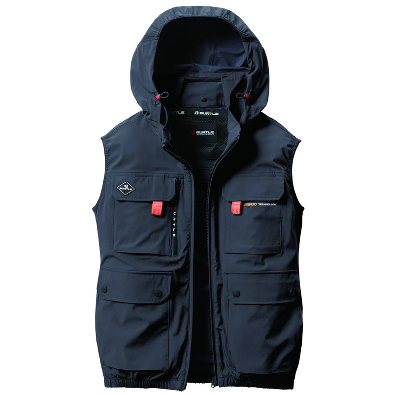 バートル 空調服 ハイバックファン AIR CRAFT AC2034 ACベスト 2025SSリニューアル ストームグレー