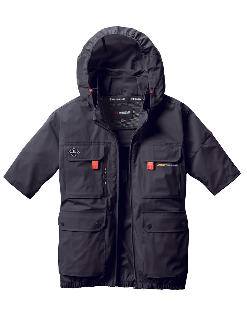 バートル ハイバック空調服 半袖 AC2036 単品 即日発送 伸長率30％ 4WAYストレッチタフタ UVカット  2025新作 エアークラフト