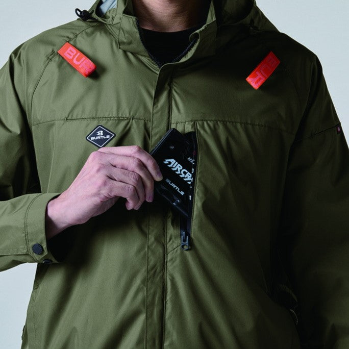 【ロゴ刺繍付き】バートル サイドファン空調服 AC長袖ブルゾン