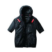 バートル 空調服 サイドファン AC2066 AC半袖ブルゾン 2025SS新作 ブラック