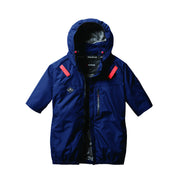 バートル 空調服 サイドファン AC2066 AC半袖ブルゾン 2025SS新作 ネイビー