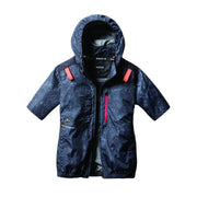 バートル 空調服 ハイバックファン AC2086 AC半袖ブルゾン 2025SS新作 ストームブラック