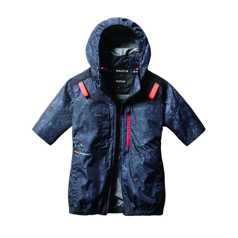 バートル 空調服 ハイバックファン AC2086 AC半袖ブルゾン 2025SS新作 ストームブラック