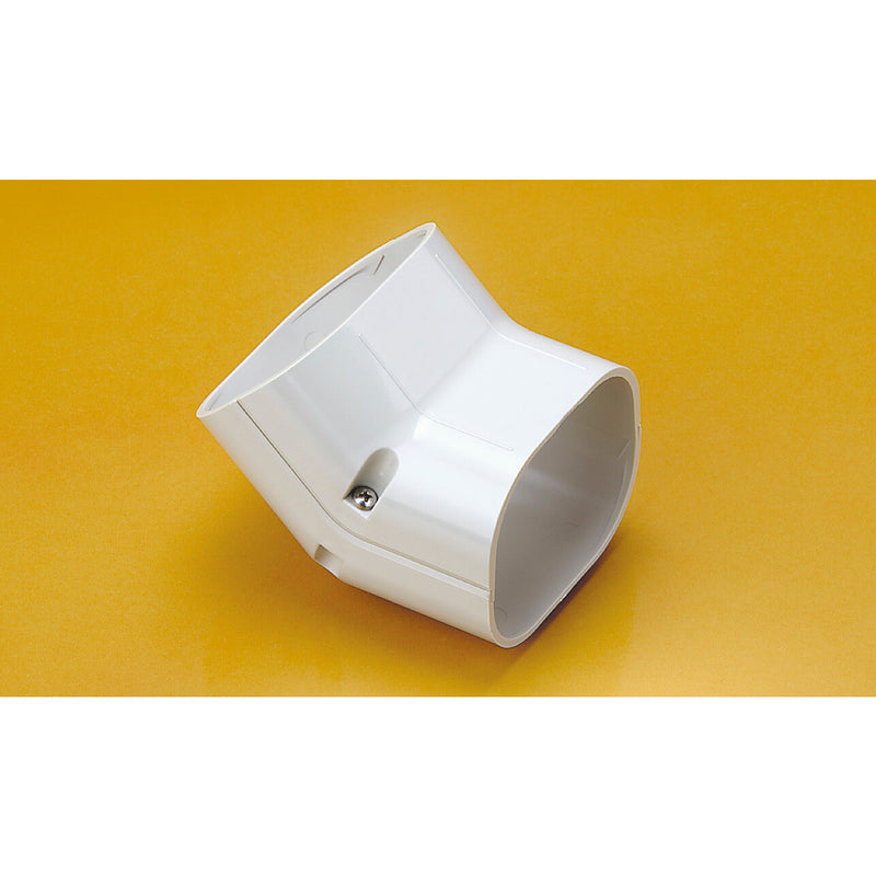 バクマ工業 エアコン配管化粧カバー スマートダクト AD-7用 難燃性 コーナー［立面45°］ ACF-7