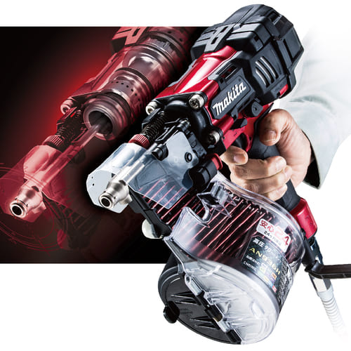 makita マキタ 高圧エア釘打 AN936HM 釘打ち機 青 90ｍｍ (D5507tmxwY) マキタ AN936HM 高圧エア釘打（青）90mm — シザいもん