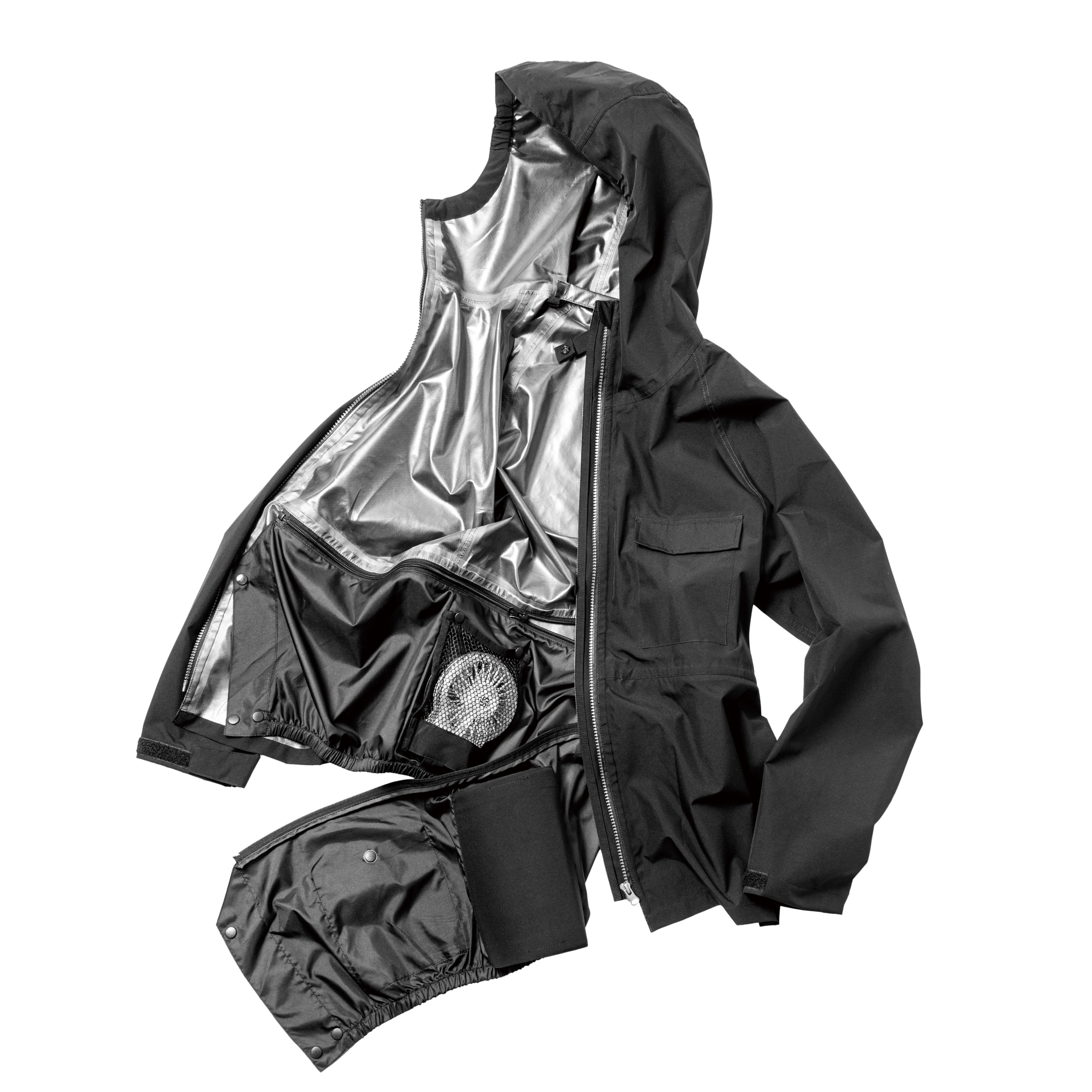 マック  AS-933 エアレインフォーシーズンスーツ 空調服ファンが使える 上下セット