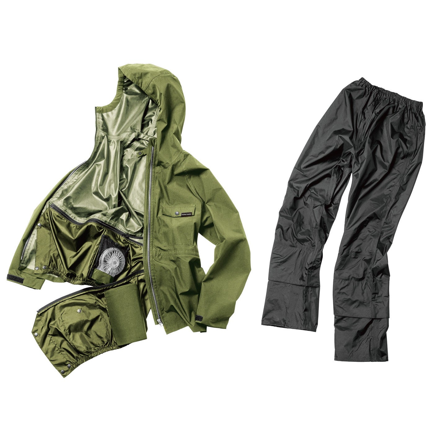 マック  AS-933 エアレインフォーシーズンスーツ 空調服ファンが使える 上下セット