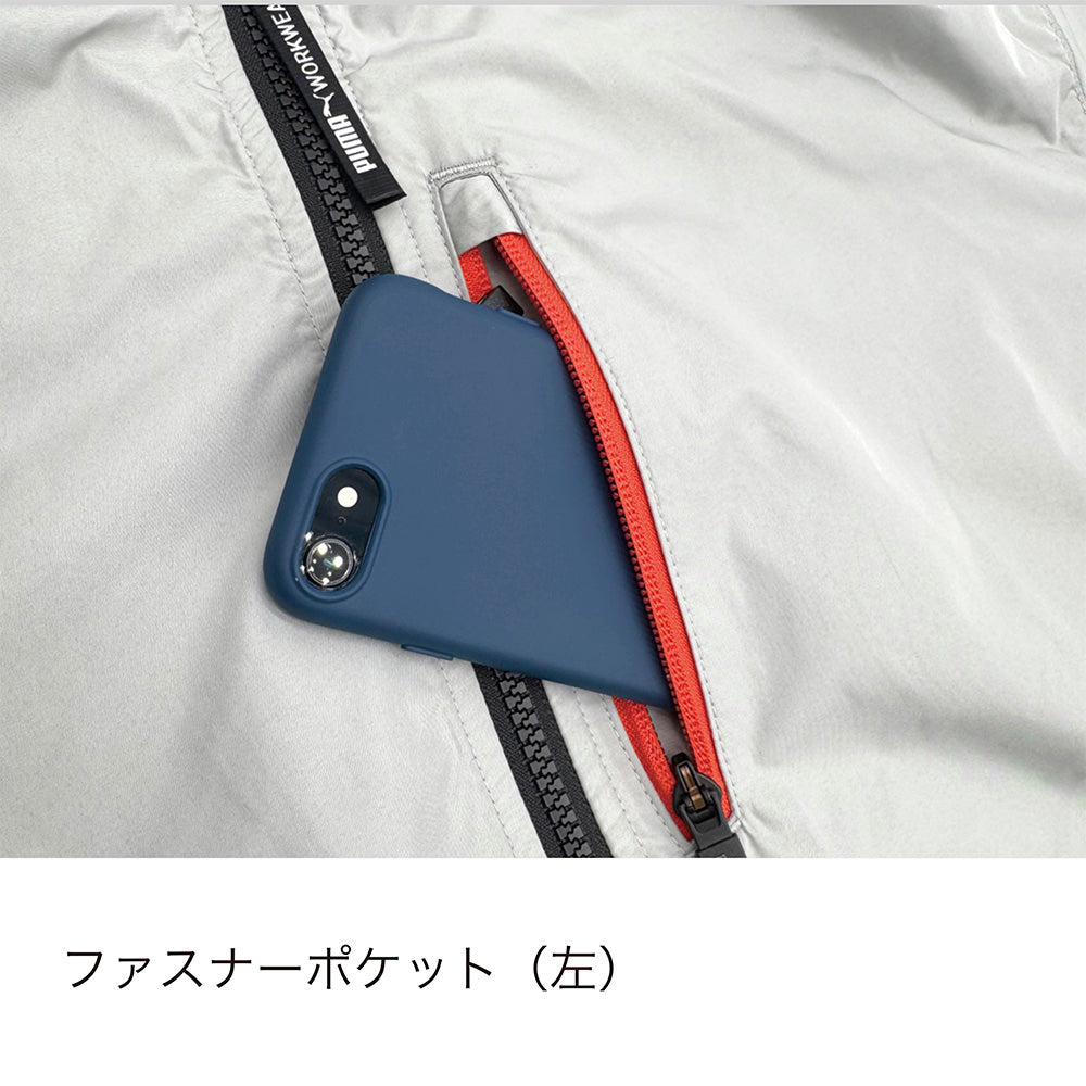 PUMA エアーツイスト AT-8021N ハーネス対応 サイドファン半袖空調服 2026SS新作