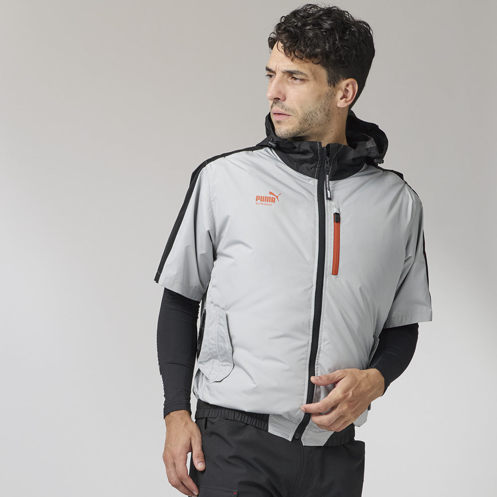 PUMA エアーツイスト AT-8021N ハーネス対応 サイドファン半袖空調服 2026SS新作