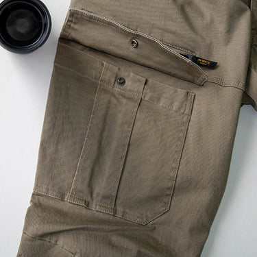AVIREX WORK AV106 コットン ジョガーカーゴパンツ 秋冬作業服