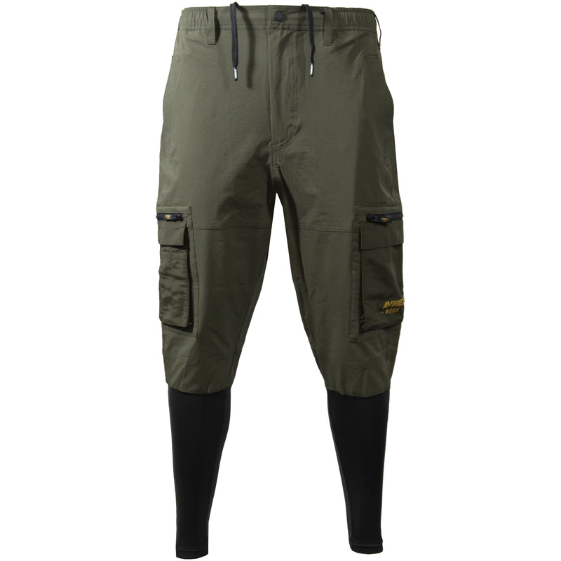 AVIREX AV115 接触冷感 ハイブリッドカーゴパンツ 熱中症対策 作業服 膝下コンプレッション素材 2026SS