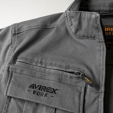 AVIREX WORK AV405 コットン ワークジャケット 秋冬作業服 