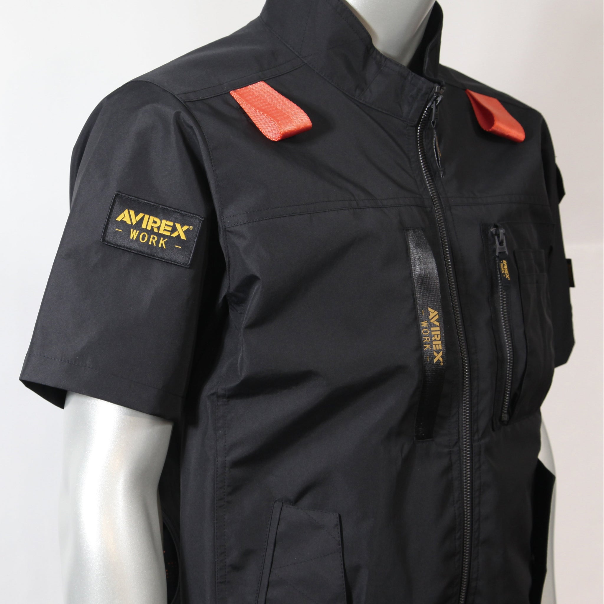 AVIREX AV412 ミリタリー サイドファン空調服 ワークベスト 遮熱 熱中症対策 2026SS