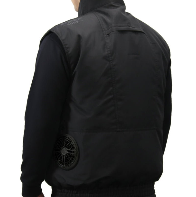 AVIREX AV412 ミリタリー サイドファン空調服 ワークベスト 遮熱 熱中症対策 2026SS