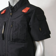 AVIREX AV413 ミリタリー サイドファン空調服 ワーク半袖ブルゾン 熱中症対策 2026SS