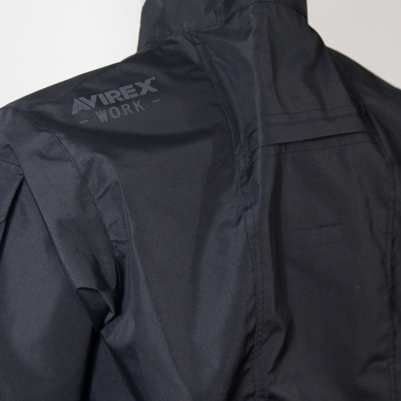 AVIREX AV413 ミリタリー サイドファン空調服 ワーク半袖ブルゾン 熱中症対策 2026SS