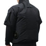 AVIREX AV413 ミリタリー サイドファン空調服 ワーク半袖ブルゾン 熱中症対策 2026SS