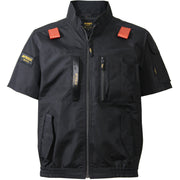 AVIREX AV413 ミリタリー サイドファン空調服 ワーク半袖ブルゾン 熱中症対策 2026SS