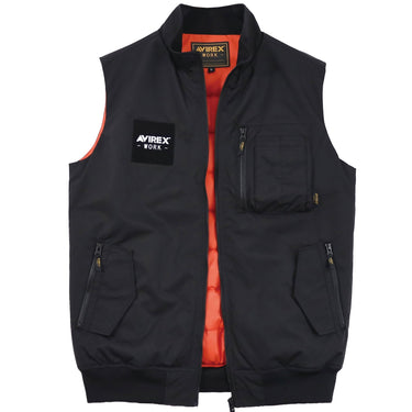 AVIREX WORK AV517 フライト防寒ベスト 撥水 防風 2026-27AW新作