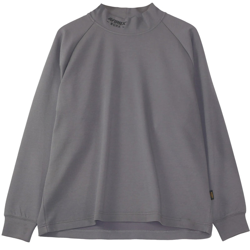 AVIREX WORK AV804 モックネックシャツ NEW