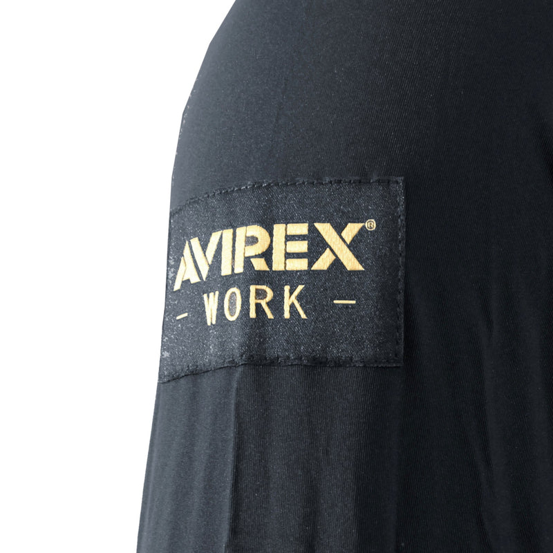 AVIREX AV807 接触冷感 ハイブリッドポロシャツ 熱中症対策 作業服 袖コンプレッション 2026SS