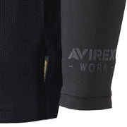 AVIREX AV807 接触冷感 ハイブリッドポロシャツ 熱中症対策 作業服 袖コンプレッション 2026SS