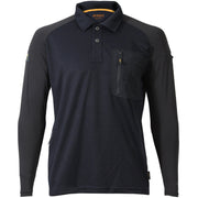 AVIREX AV807 接触冷感 ハイブリッドポロシャツ 熱中症対策 作業服 袖コンプレッション 2026SS