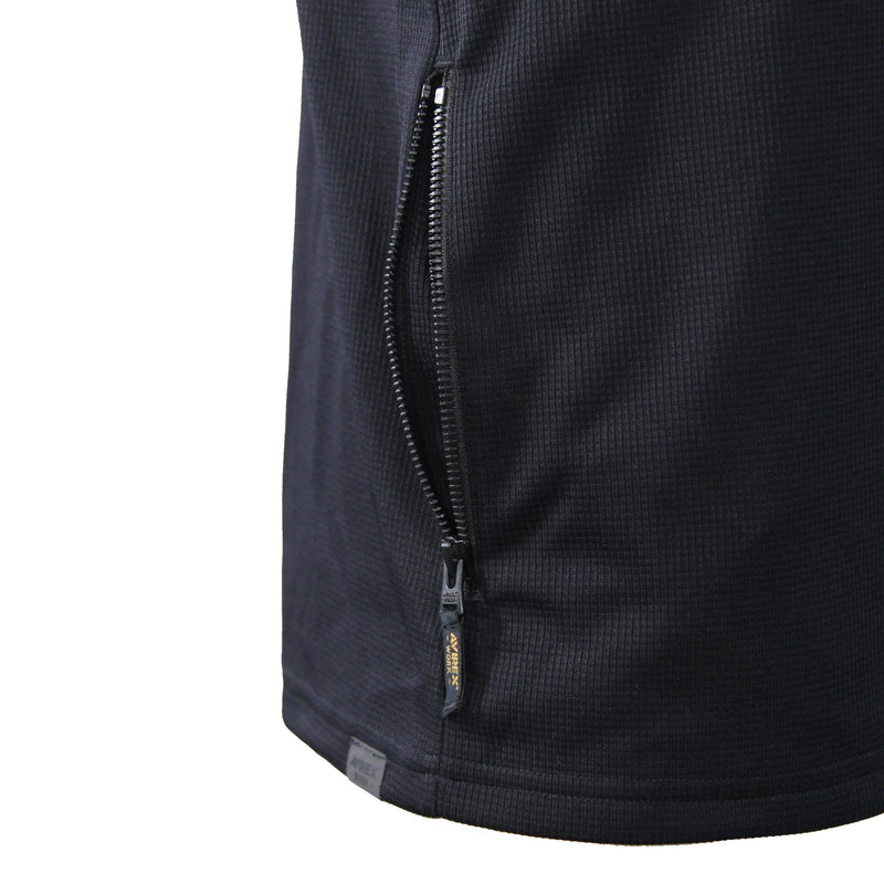 AVIREX AV808 接触冷感 ハイブリッドTシャツ 熱中症対策 作業服 袖コンプレッション 2026SS