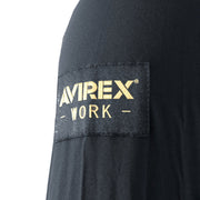 AVIREX AV808 接触冷感 ハイブリッドTシャツ 熱中症対策 作業服 袖コンプレッション 2026SS