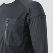 AVIREX AV808 接触冷感 ハイブリッドTシャツ 熱中症対策 作業服 袖コンプレッション 2026SS