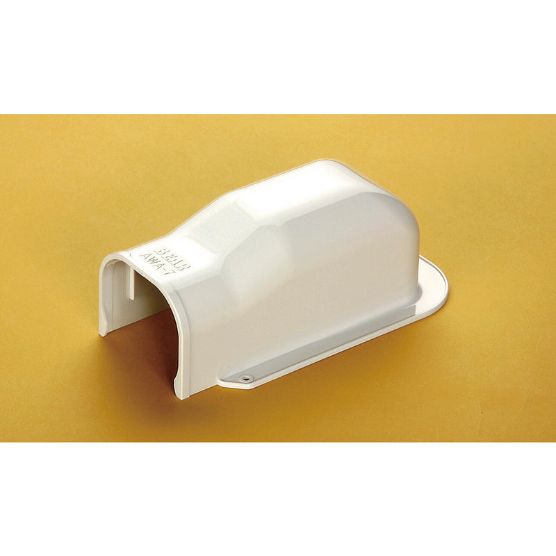 バクマ工業 エアコン配管化粧カバー スマートダクト AD-7用 難燃性 ウォールコーナー後付用 AWA-7 壁面取り出し用