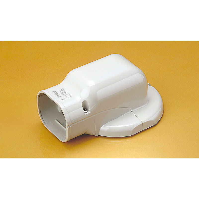 バクマ工業 エアコン配管化粧カバー スマートダクト AD-7用 難燃性 ウォールコーナーエアコンキャップ用 AWM-7L 壁面取り出し用