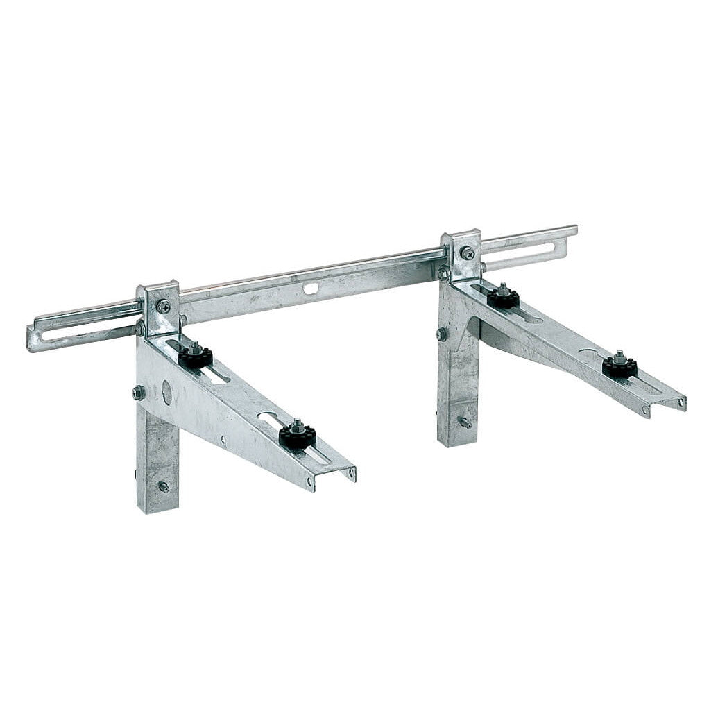 室外ユニット　壁面用架台[溶融亜鉛メッキ仕上げ]　B-KM7 楽天市場】バクマ工業 エアコン室外ユニット用据付架台 壁面用