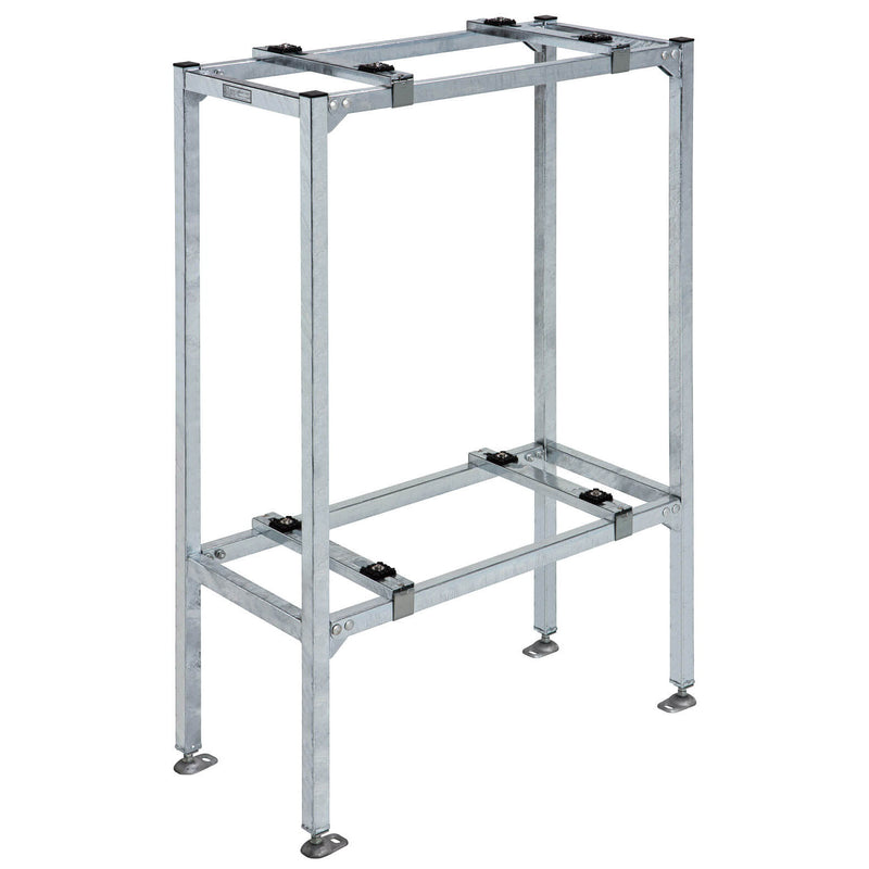 バクマ工業 B-PHW8H パッケージエアコン室外ユニット架台 平地二段置用 溶融亜鉛メッキ仕上げ 1個【新商品】