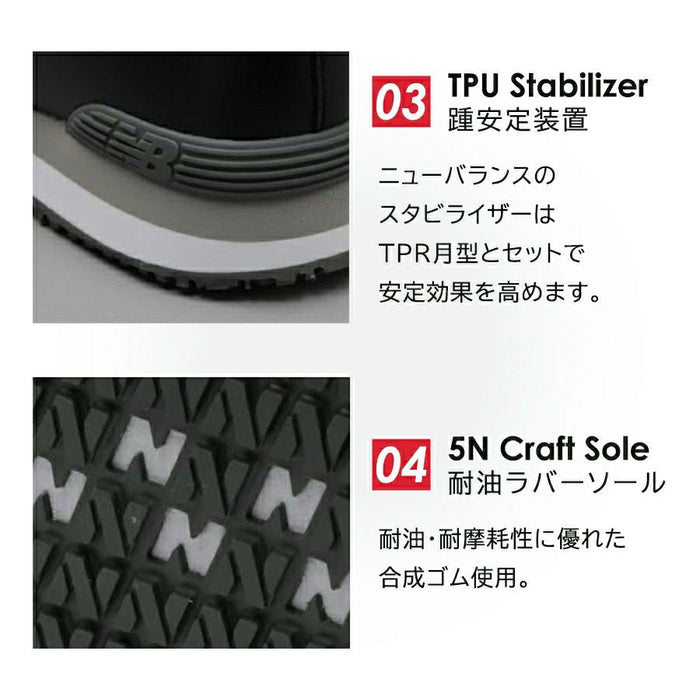 ニューバランス　BOSTON SAFETY SHOES　BOA