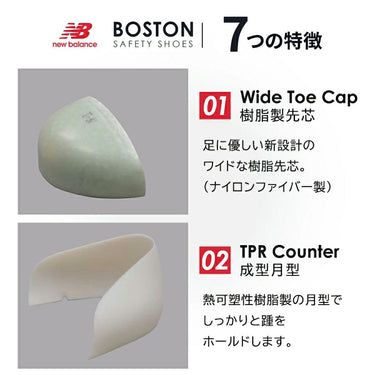 ニューバランス　BOSTON SAFETY SHOES　BOA