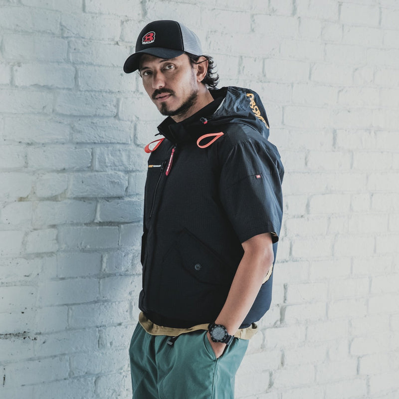 バートル 空調服 サイドファン AC2076 AC半袖ブルゾン 2025SS新作