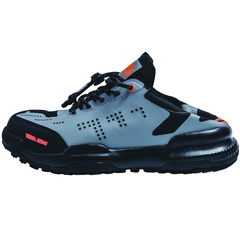 寅壱 0287-964 セーフティスニーカー グレー 踵踏み 側面