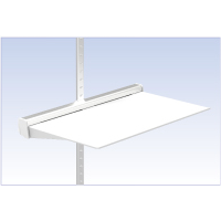 Coconi　アクセサリー　多目的ハンガーシリーズ 棚　ホワイト