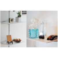 Coconi　アクセサリー　多目的ハンガーシリーズ 棚　ホワイト